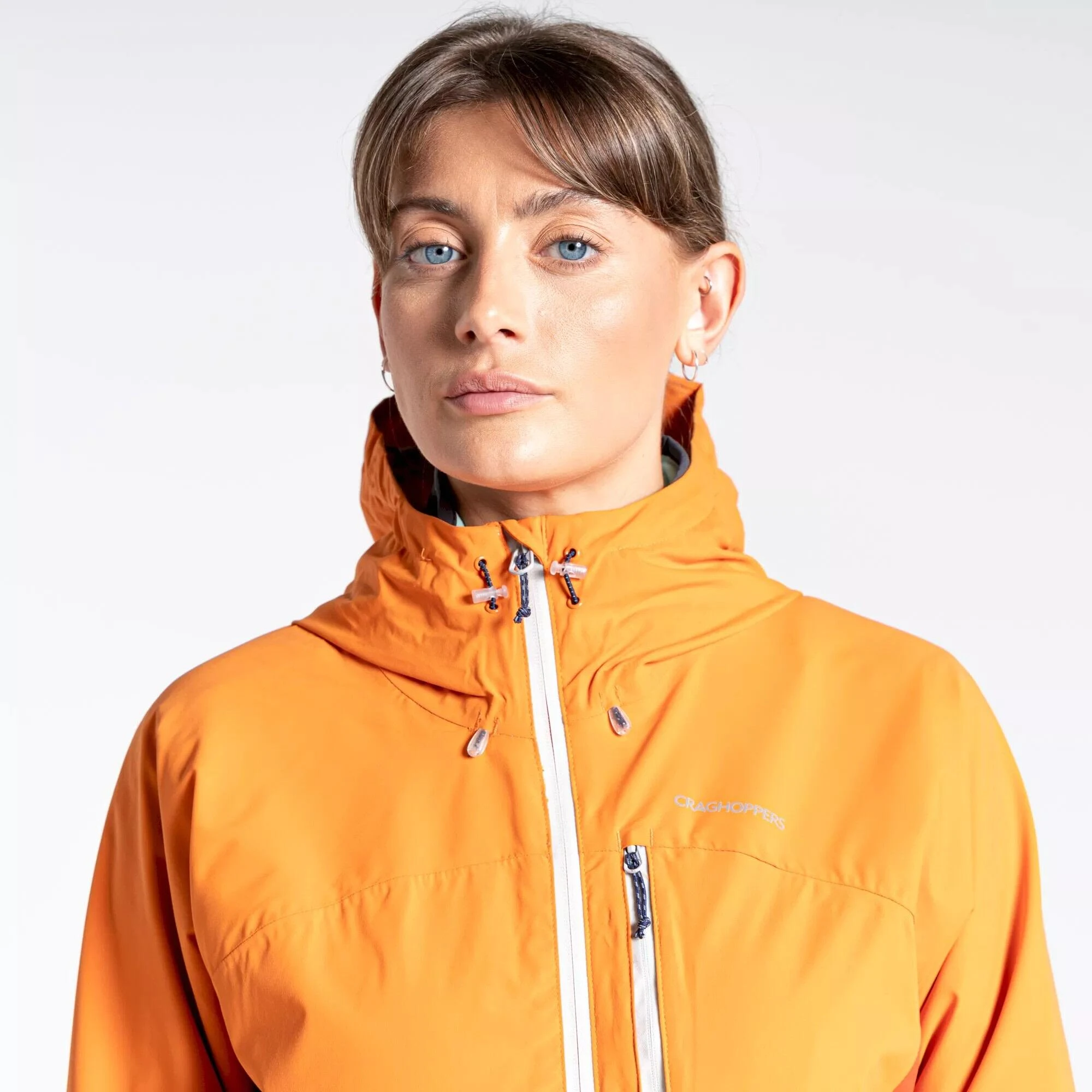 Craghoppers Womens/Ladies Dynamic Waterproof Jacket (Nectar Orange/Blood Orange) 6 Craghoppers Womens/Ladies Dynamic Waterproof Jacket (Nectar Orange/Blood Orange) - Image 4