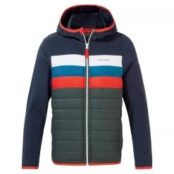 Craghoppers Childrens/Kids Brady Padded Jacket (Blue Navy/Spruce Green)