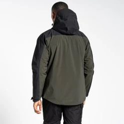 Craghoppers Mens Expert Active Waterproof Jacket (Dark Cedar/Black) -jacket shop k015ca15445f684fee37c1d1ab933d402