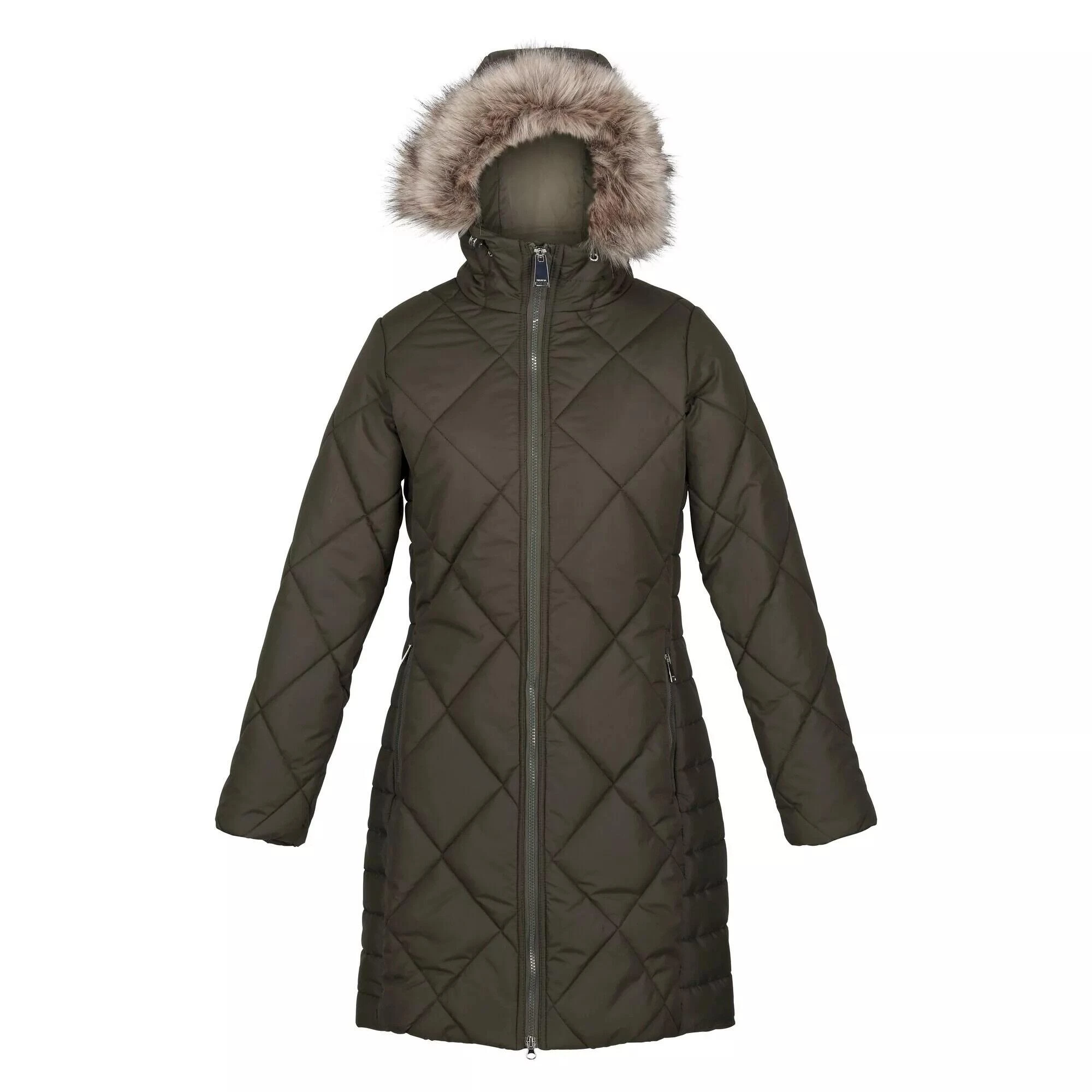 Regatta Womens/Ladies Fritha II Insulated Parka (Cabernet) 14 Regatta Womens/Ladies Fritha II Insulated Parka (Cabernet) - Image 12