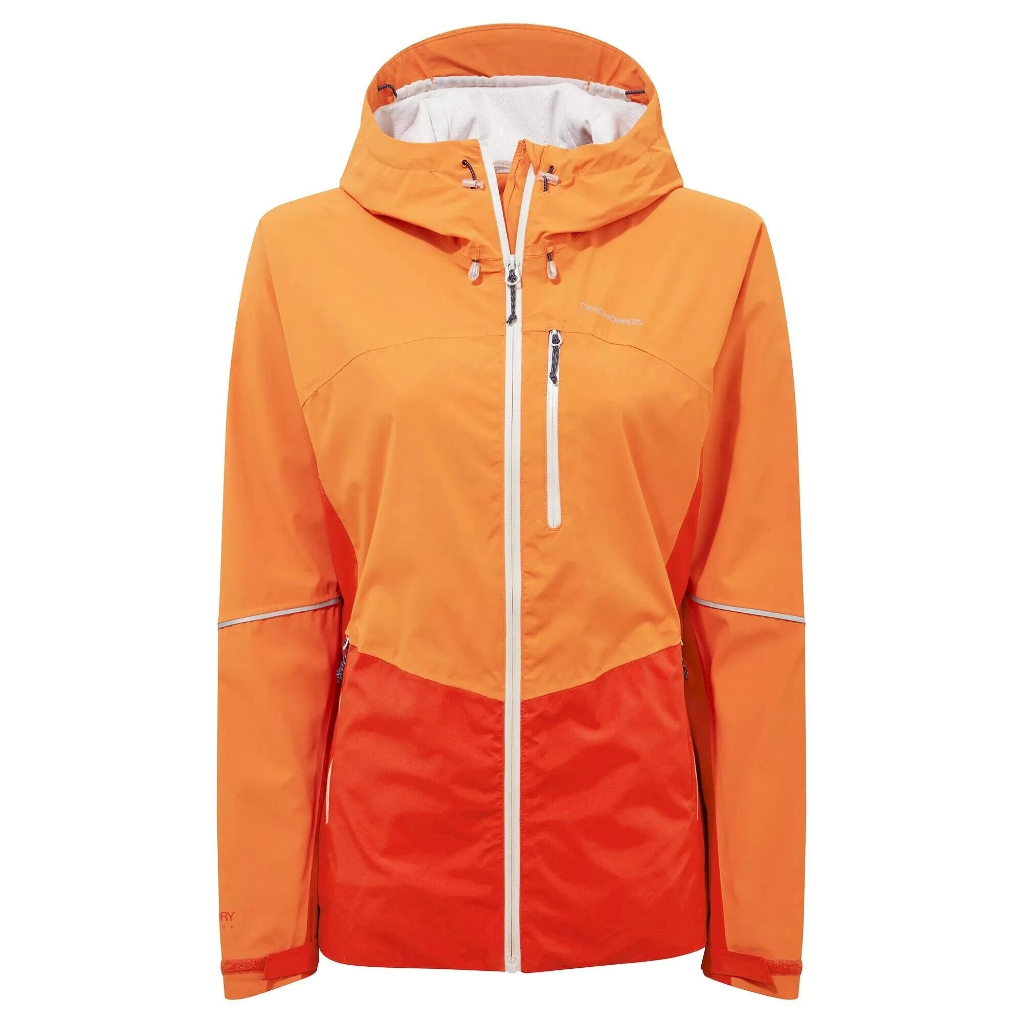 Craghoppers Womens/Ladies Dynamic Waterproof Jacket (Nectar Orange/Blood Orange) 3 Craghoppers Womens/Ladies Dynamic Waterproof Jacket (Nectar Orange/Blood Orange)