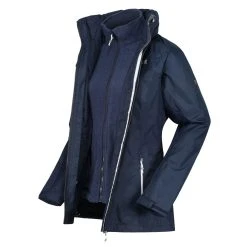 Regatta Womens/Ladies Premilla IV 3 In 1 Waterproof Jacket (Navy) 10 Regatta Womens/Ladies Premilla IV 3 In 1 Waterproof Jacket (Navy) -jacket shop k0699128383f7daf13d4862a28c33f538