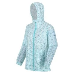 Regatta Womens/Ladies Pack It Ditsy Print Waterproof Jacket (Papaya) -jacket shop k08b0f2fd4cb48aab71a755e2494f8721