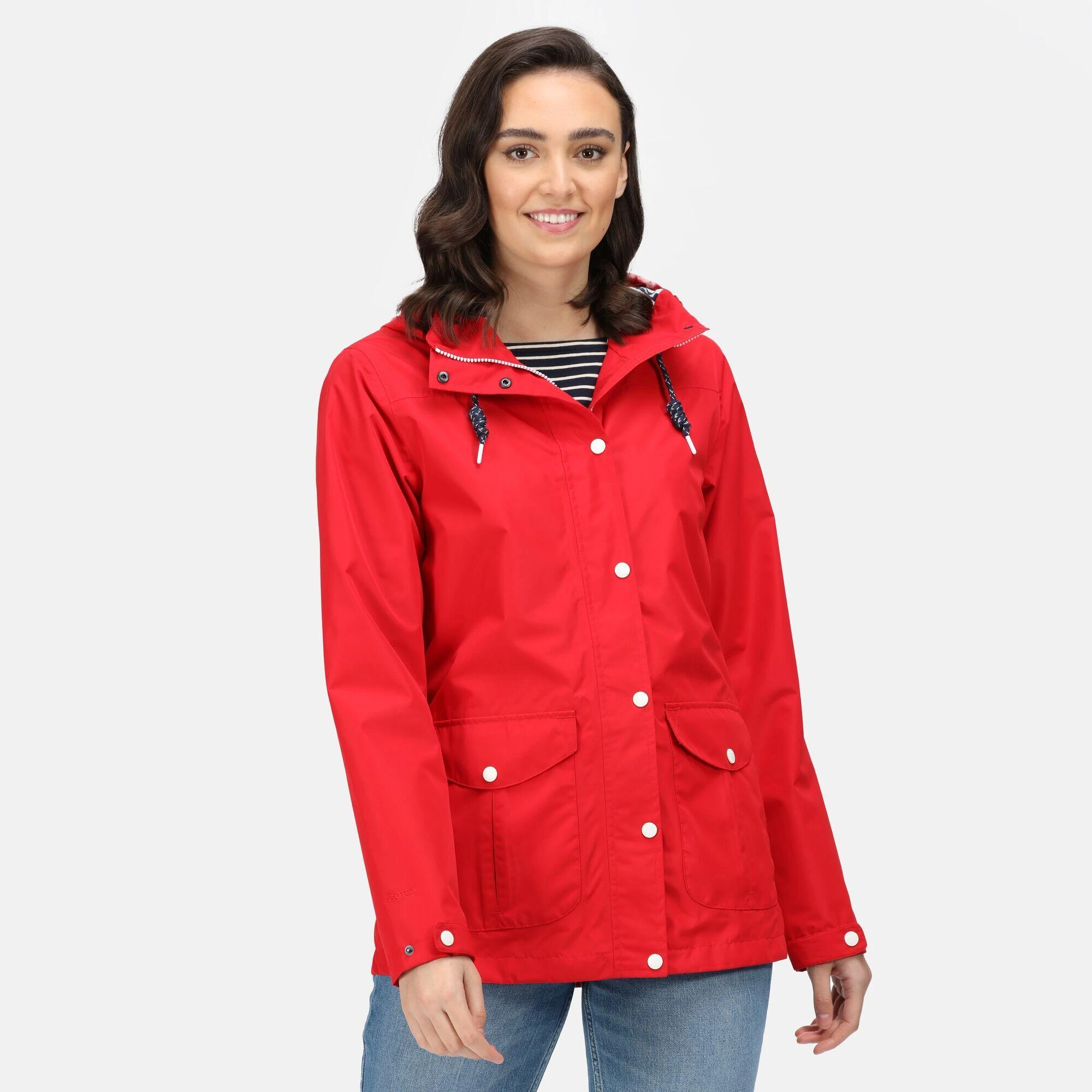 Regatta Womens/Ladies Phoebe Waterproof Jacket (True Red) 6 Regatta Womens/Ladies Phoebe Waterproof Jacket (True Red) - Image 4