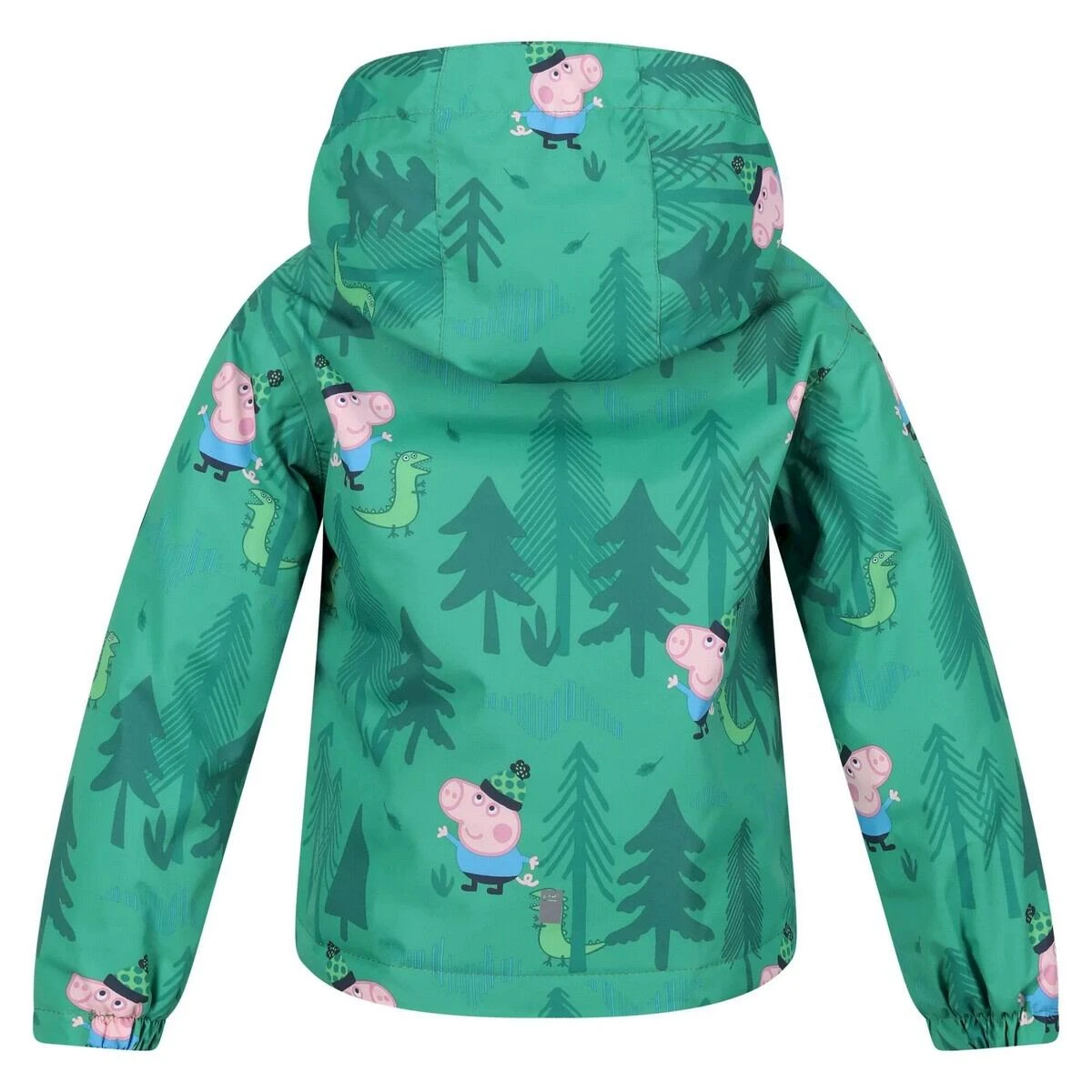 Regatta Childrens/Kids Muddy Puddle Dinosaur Peppa Pig Waterproof Jacket (Jellybean 4 Regatta Childrens/Kids Muddy Puddle Dinosaur Peppa Pig Waterproof Jacket (Jellybean - Image 2