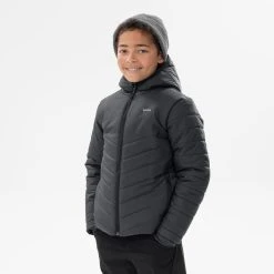 Quechua KIDS’ PADDED HIKING JACKET - AGED 7-15 -jacket shop k0acdd5bb84f94769d1ea84b2b8165044