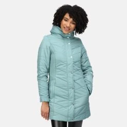 Regatta Womens/Ladies Parthenia Rochelle Humes Insulated Parka (Black) -jacket shop k0b0d0a8568809b4ce8eb6cf09f52c339