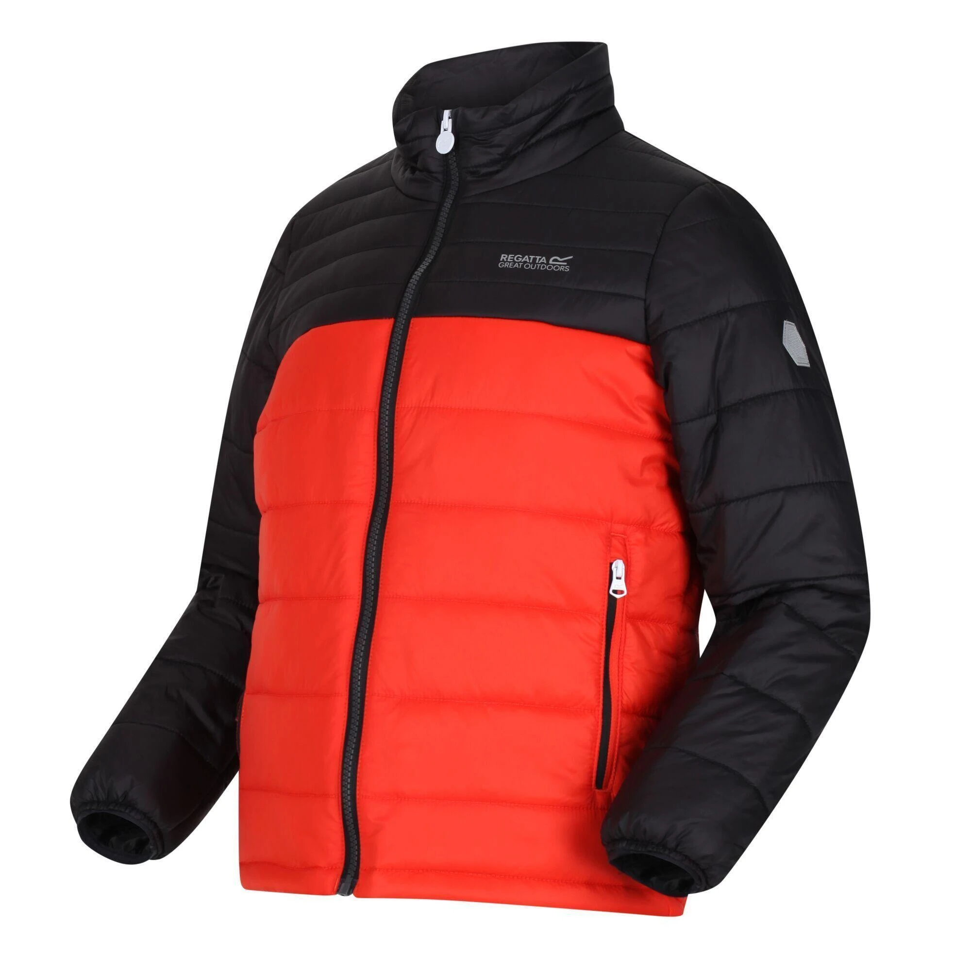 Regatta Childrens/Kids Freezeway III Insulated Padded Jacket (Cajun Orange/Black) 6 Regatta Childrens/Kids Freezeway III Insulated Padded Jacket (Cajun Orange/Black) - Image 4