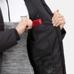 Regatta Womens/Ladies Voltera III Heated Waterproof Jacket (Ash) -jacket shop k0d1143a4539fb33542cd4a3575468a4c