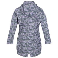 Regatta Childrens/Kids Talei Floral Waterproof Jacket (Balsam Green) -jacket shop k0d3174e99d2b77c6d534a937f57a85d6