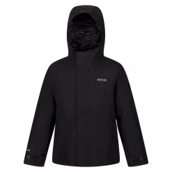 Regatta Childrens/Kids Bambee Waterproof Jacket (Black)