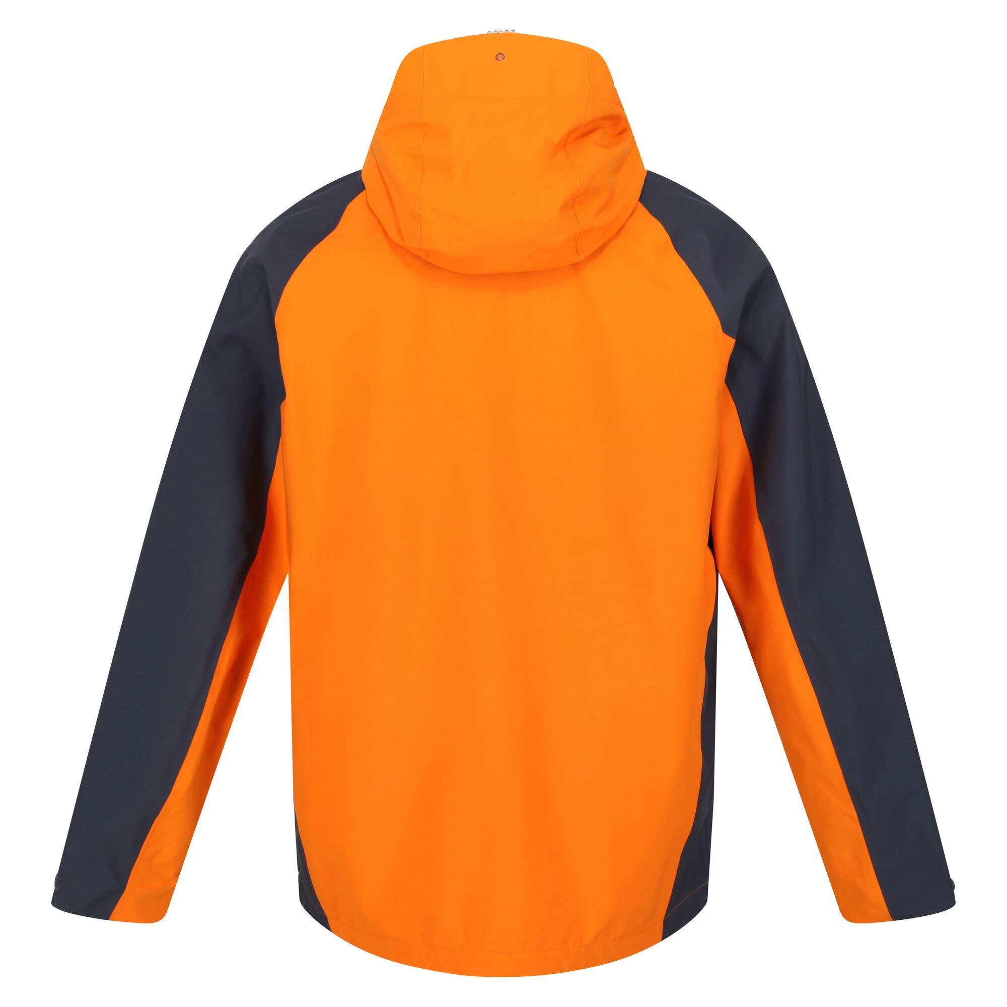 Regatta Mens Britedale Colour Block Waterproof Jacket (Fox/India Grey) 4 Regatta Mens Britedale Colour Block Waterproof Jacket (Fox/India Grey) - Image 2