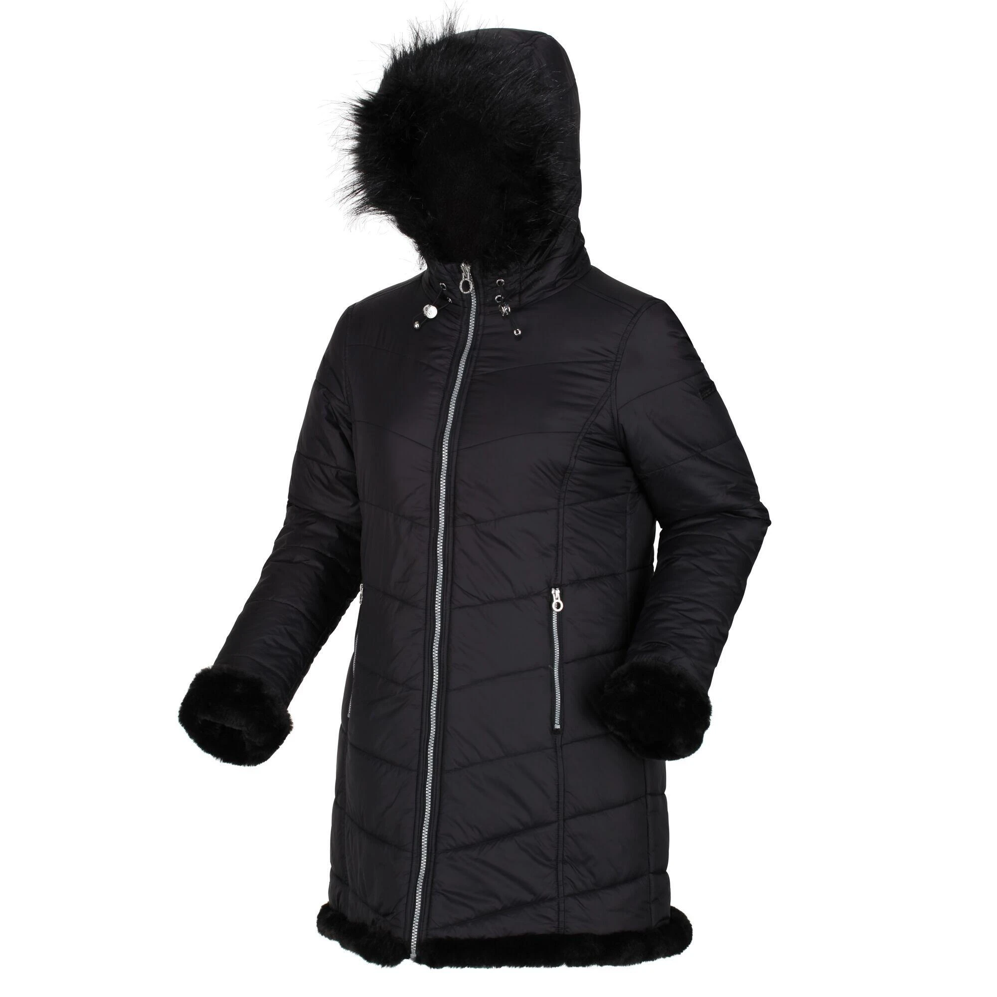 Regatta Womens/Ladies Charlize Insulated Parka (Black) 3 Regatta Womens/Ladies Charlize Insulated Parka (Black)
