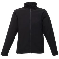 Regatta Mens Reid Water Repellent Softshell Jacket (Black)