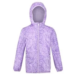 Regatta Childrens/Kids Lever Animal Print Packaway Waterproof Jacket (Neon Peach) -jacket shop k1299e4323a180b4145fd5247c18e1cf0