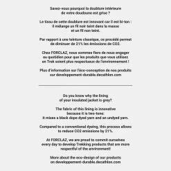 Forclaz Men's Synthetic Mountain Trekking Padded Jacket -jacket shop k137e489baf628541a787a3eda1fcea62