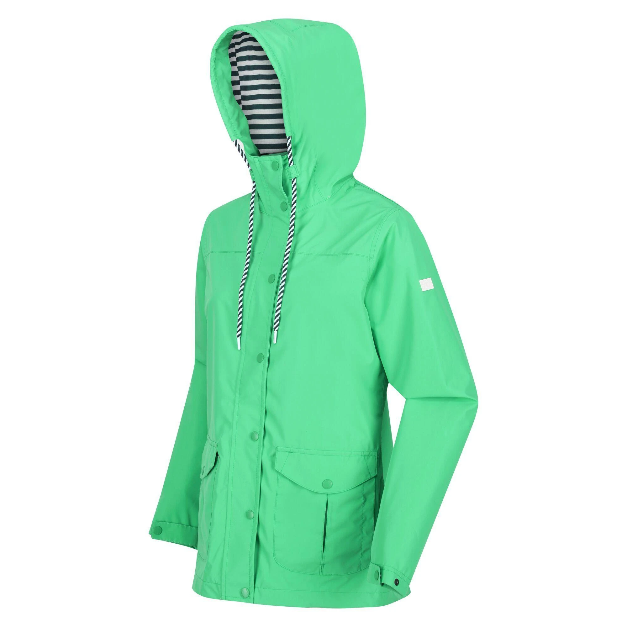 Regatta Womens/Ladies Bayarma Lightweight Waterproof Jacket (Vibrant Green) 6 Regatta Womens/Ladies Bayarma Lightweight Waterproof Jacket (Vibrant Green) - Image 4