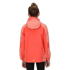 Regatta Childrens/Kids Rayz Waterproof Jacket (Neon Peach/Fusion Coral) 18 Regatta Childrens/Kids Rayz Waterproof Jacket (Neon Peach/Fusion Coral) -jacket shop k1aecfedcec2b3932d3a497728e873f1c