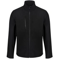 Regatta Professional Mens Ablaze Three Layer Soft Shell Jacket (Black/Black)