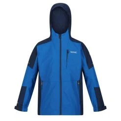 Regatta Childrens/Kids Calderdale II Waterproof Jacket (Black/Seal Grey) -jacket shop k1d3a15d72d3d43b003f2ea1909175455