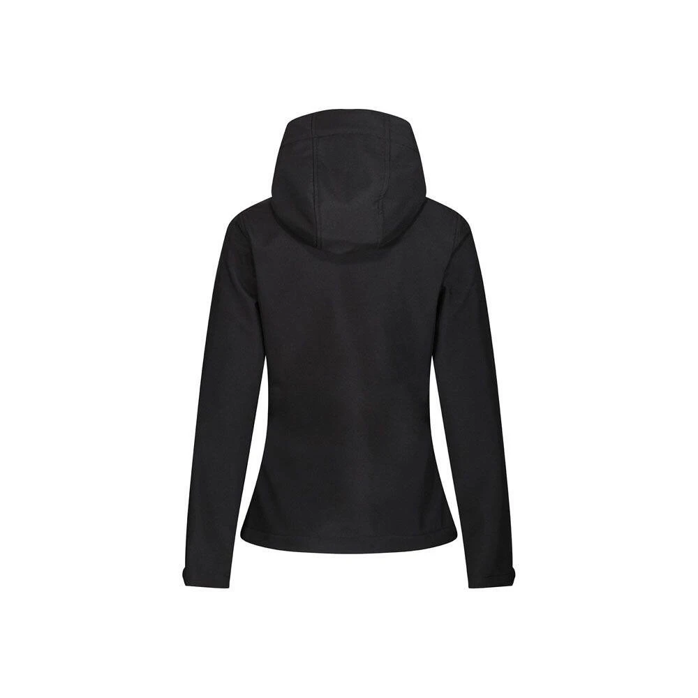 Regatta Womens/Ladies Venturer Hooded Soft Shell Jacket (Black) 9 Regatta Womens/Ladies Venturer Hooded Soft Shell Jacket (Black) - Image 7