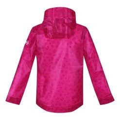 Regatta Childrens/Kids Hallow Animal Print Hooded Raincoat (Duchess Pink) -jacket shop k1e20d01762233f7d1058bd21313b82a1