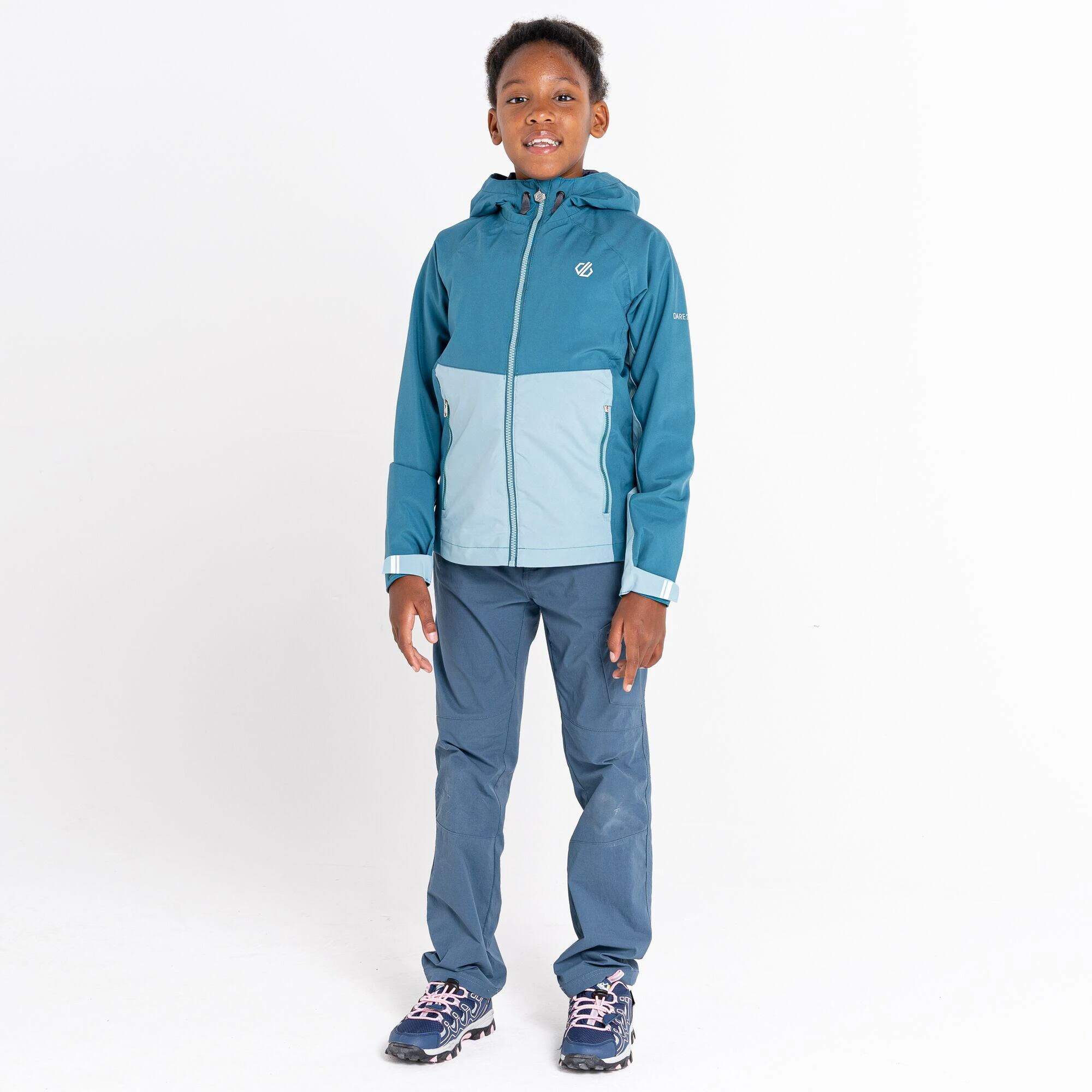Dare 2b In The Lead II Kids' Hiking Waterproof Jacket 4 Dare 2b In The Lead II Kids' Hiking Waterproof Jacket - Image 2