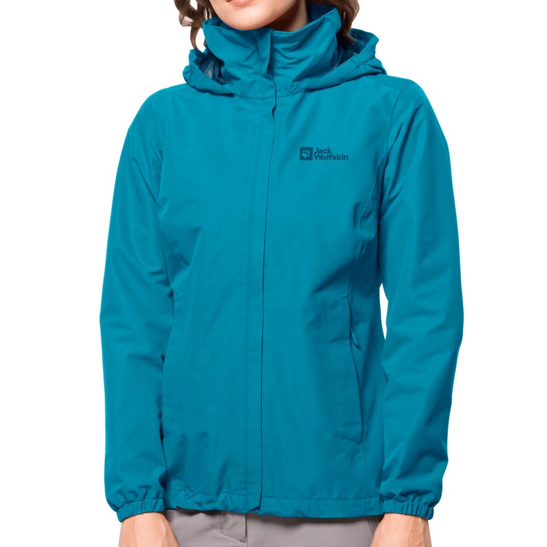 Jack Wolfskin Stormy Point 2L Womens Rain Jacket Freshwater Blue 3 Jack Wolfskin Stormy Point 2L Womens Rain Jacket Freshwater Blue