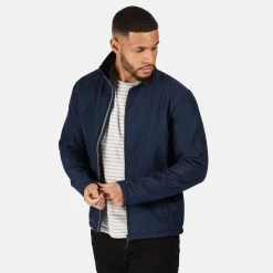 Regatta Mens Limestone Marl Soft Shell Jacket (Navy Marl) 9 Regatta Mens Limestone Marl Soft Shell Jacket (Navy Marl) -jacket shop k207726768fb8525d88e52ec75e1790ef