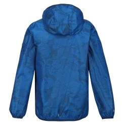 Regatta Kids' Printed Lever Packaway Waterproof Jacket -jacket shop k24bd2d8a195d26b605851fd818132a78
