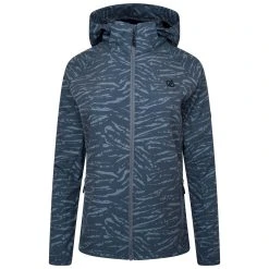 Dare 2b Womens/Ladies Far Out Tiger Print Soft Shell Jacket (Orion Grey)