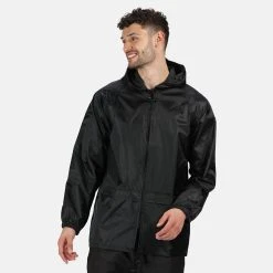 Regatta Professional Mens Pro Stormbreaker Waterproof Jacket (Black) -jacket shop k27057e788cedfe08d2c76d6f2cc8a140