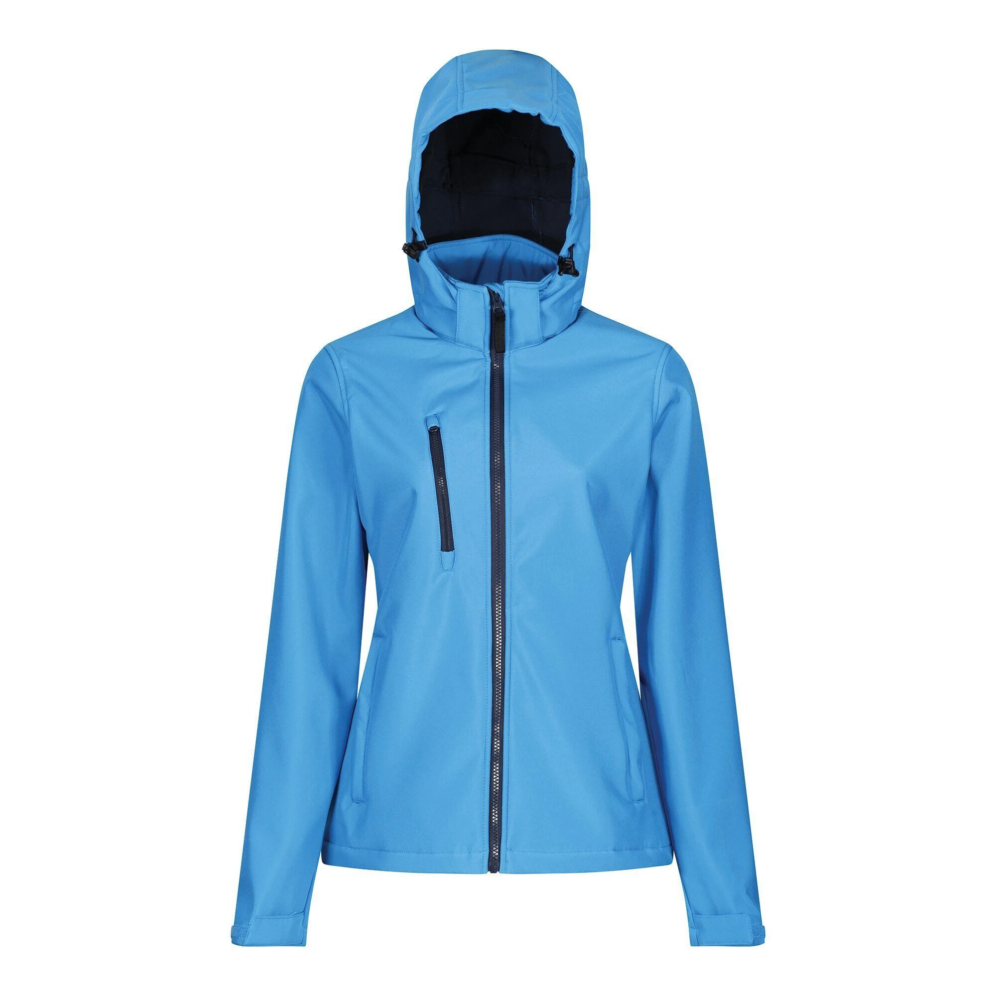 Regatta Womens/Ladies Venturer 3 Layer Membrane Soft Shell Jacket (French Blue/Navy) 3 Regatta Womens/Ladies Venturer 3 Layer Membrane Soft Shell Jacket (French Blue/Navy)