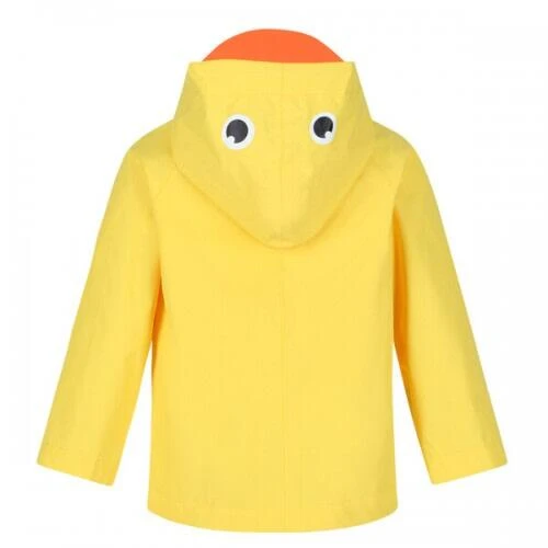 Regatta Childrens/Kids Duck Waterproof Jacket (Yellow) 4 Regatta Childrens/Kids Duck Waterproof Jacket (Yellow) - Image 2