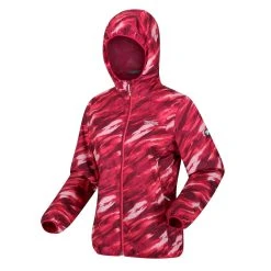 Regatta Womens/Ladies Serenton Brush Stroke Waterproof Jacket (Wild Plum) -jacket shop k2a1696b613266d4b7914d6f97be23a26