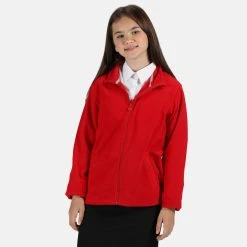 Regatta Childrens/Kids Brigade II Micro Fleece Jacket (Black) -jacket shop k2b9658fef29f4174de1547ee0a223de4