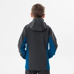 Quechua Kids’ Softshell Hiking Jacket - MH550 Black -jacket shop k2bcf796fe18afaa29c7242501b35e8e9