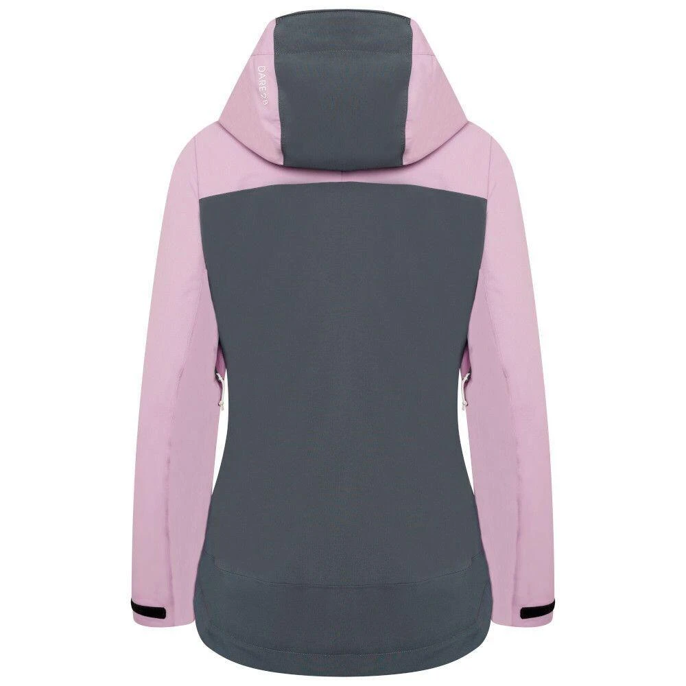 Dare 2b Womens/Ladies Diverse II Waterproof Jacket (Dusty Lavender/Lupine Lavender) 4 Dare 2b Womens/Ladies Diverse II Waterproof Jacket (Dusty Lavender/Lupine Lavender) - Image 2