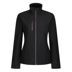 Regatta Womens/Ladies Honestly Made Softshell Jacket (Black)