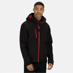 Regatta Mens Venturer Three Layer Soft Shell Jacket (Black) 21 Regatta Mens Venturer Three Layer Soft Shell Jacket (Black) -jacket shop k2f4183e03e68eebc7c5bd8ab5228f191