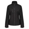 Regatta Womens/Ladies Ablaze 3 Layer Membrane Soft Shell Jacket (Black)