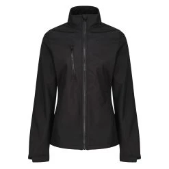 Regatta Womens/Ladies Ablaze 3 Layer Membrane Soft Shell Jacket (Black)