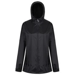Regatta Womens/Ladies Packaway Waterproof Jacket (Black)