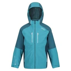 Regatta Childrens/Kids Hydrate VII 3 In 1 Waterproof Jacket (Bright Kiwi/Black) -jacket shop k311714d0371cba0eb12cf5aa823df6d4