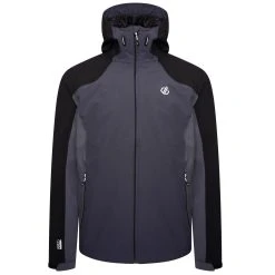 Dare 2b Mens Recode II Waterproof Jacket (Black/Ebony Grey)