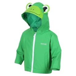 Regatta Childrens/Kids Frog Waterproof Jacket (Extreme Green) -jacket shop k33f96e5850f639ad4b7b8de5e20bb24a