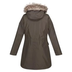 Regatta Womens/Ladies Sabinka Faux Fur Trim Parka (Slate Blue) -jacket shop k33fc257232c362599b7ada61be3a6271