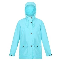 Regatta Womens/Ladies Nahla Waterproof Jacket (Green Fields) -jacket shop k3408e6cba89a79c160747645b0112a15