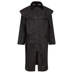 Regatta Mens Cranbrook Waterproof Wax Jacket (Black) -jacket shop k3472cd4c8cc24b6c7f58ef9f942595e9