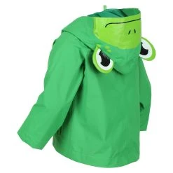 Regatta Childrens/Kids Frog Waterproof Jacket (Extreme Green) -jacket shop k373274c0f0d6158152042a8d7b4b8e04